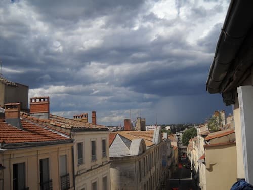 Violent averse au nord de Montpellier 