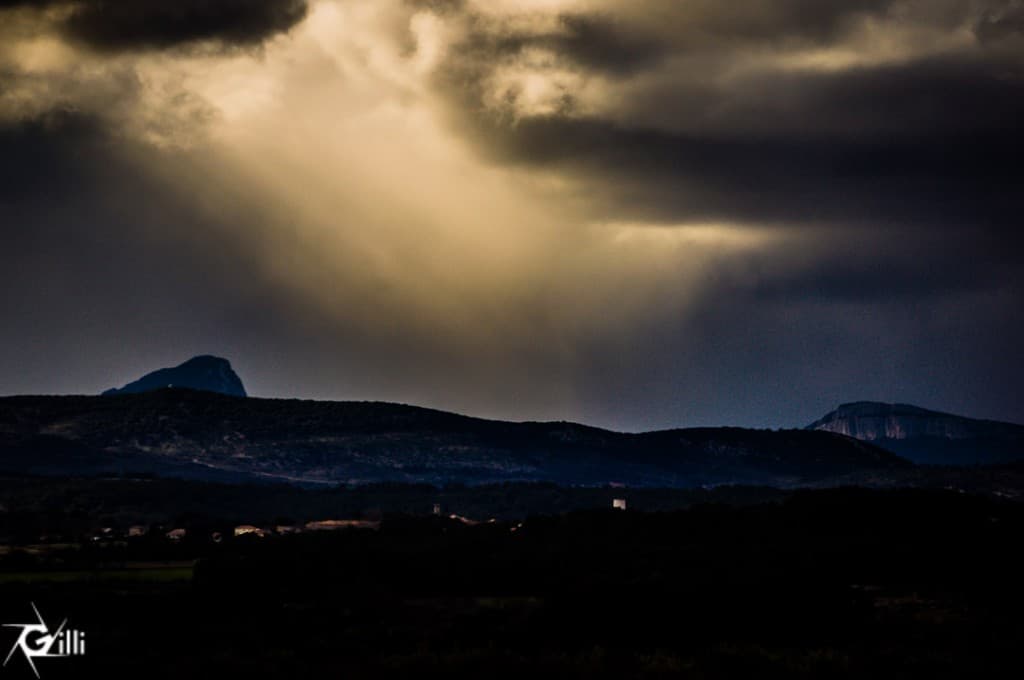 Averse au Pic St Loup