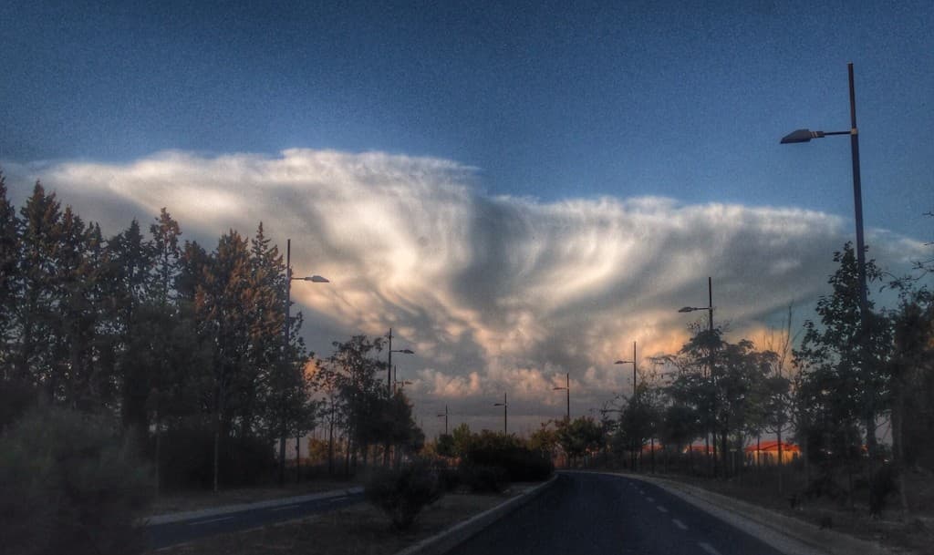 Cumulonimbus vu de castelnau le lez