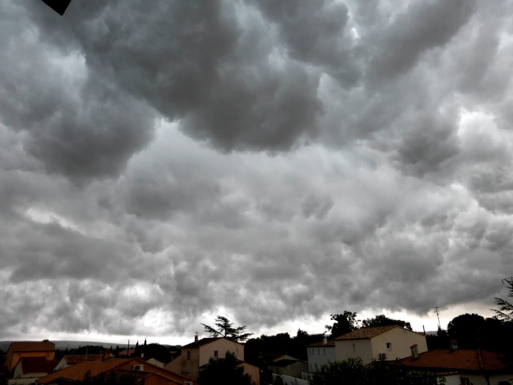 avant les violents orages de cet après midi
