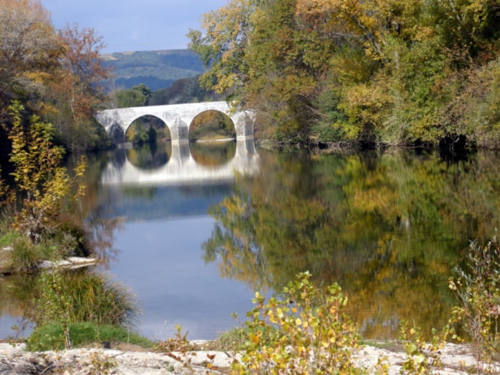reflet sur la Ceze