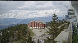 Notre webcam de chamrousse - Roche Béranger - alt. 1800 m - vue vers Grenoble et le Recoin