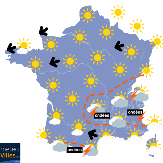 Plus chaud puis orageux