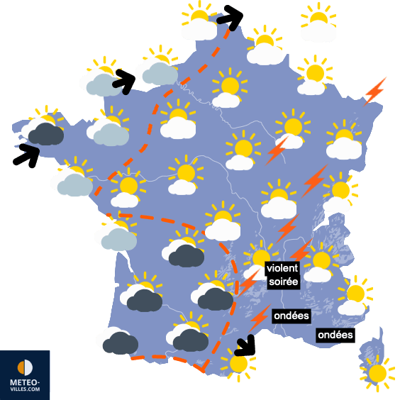 Semaine plus mitigée avant un nouveau week-end estival