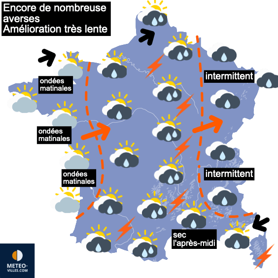 Retour du beau temps entre samedi après-midi et lundi