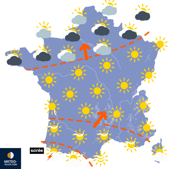 Les orages précèdent l'arrivée de l'automne