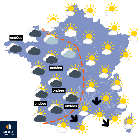 Plus chaud avec quelques orages