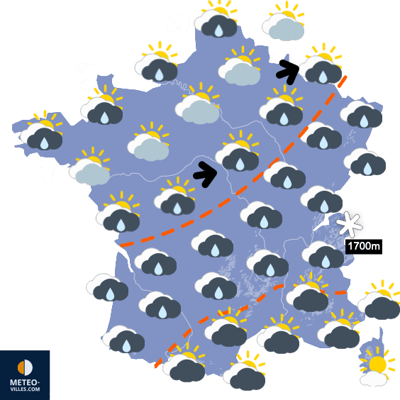 Défilé de perturbations et douceur pour le jour de l'an