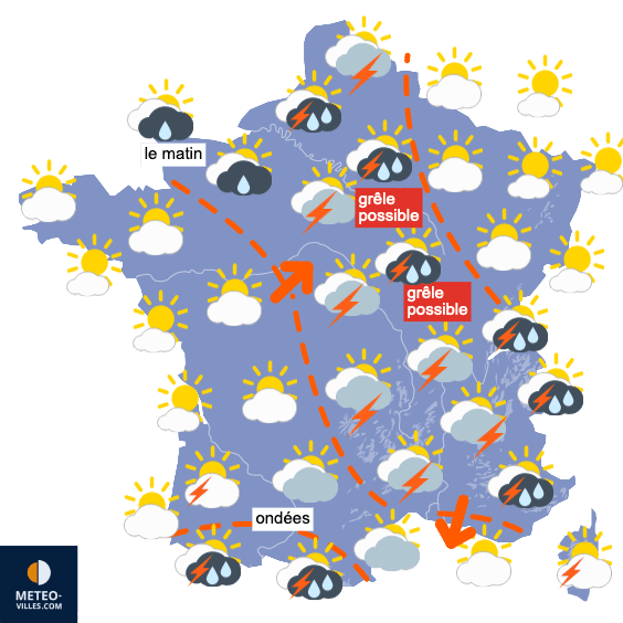 Retour d'un temps plus sec et plus stable par le nord