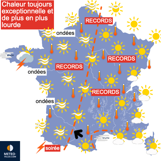 Fin imminente de cette vague de chaleur historique