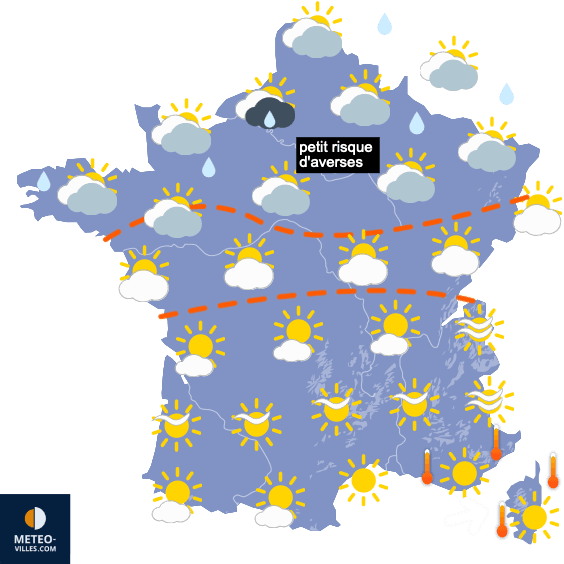 Vers un temps plus chaud, y compris au nord