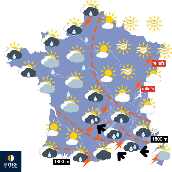 Retour d'un temps agité pour cette semaine