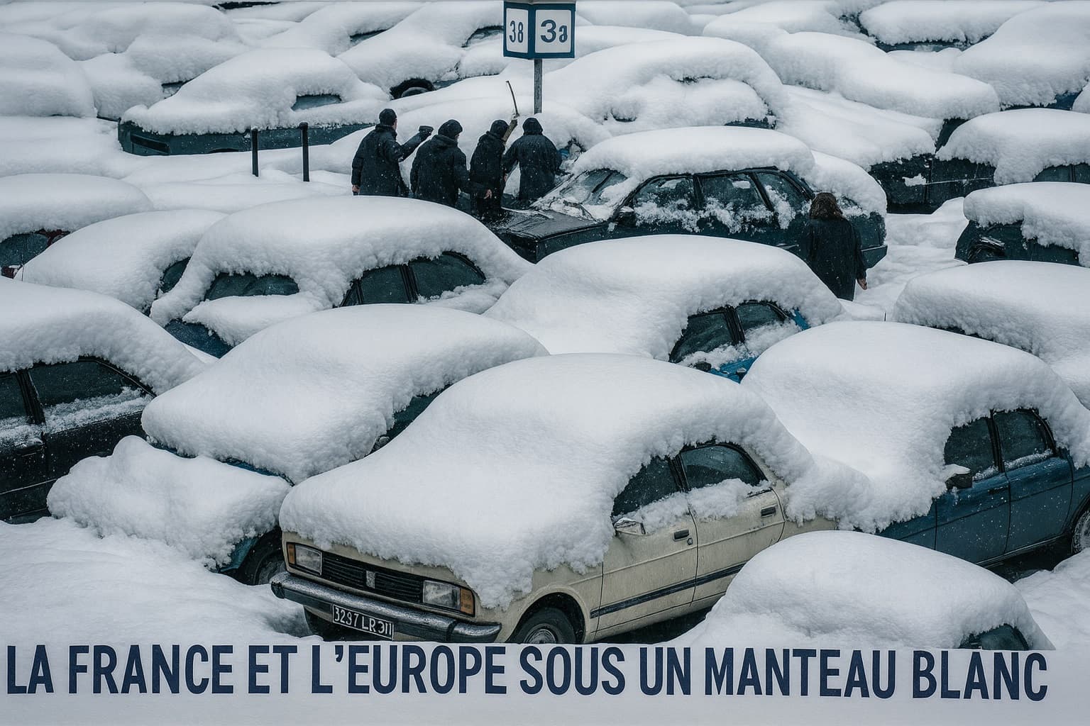 Décembre 1990 : Lyon, Grenoble, Lons-le-Saunier croulaient sous la neige !