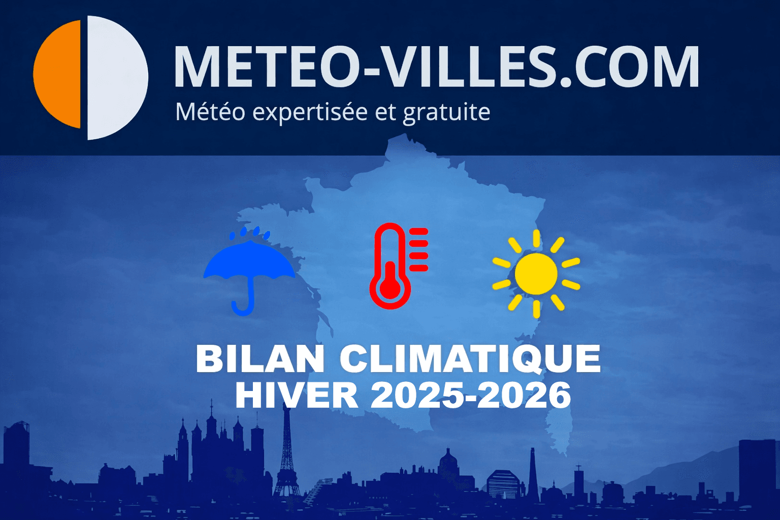 Bilan météo d'un hiver 2025-2026 très perturbé avec un froid très bref