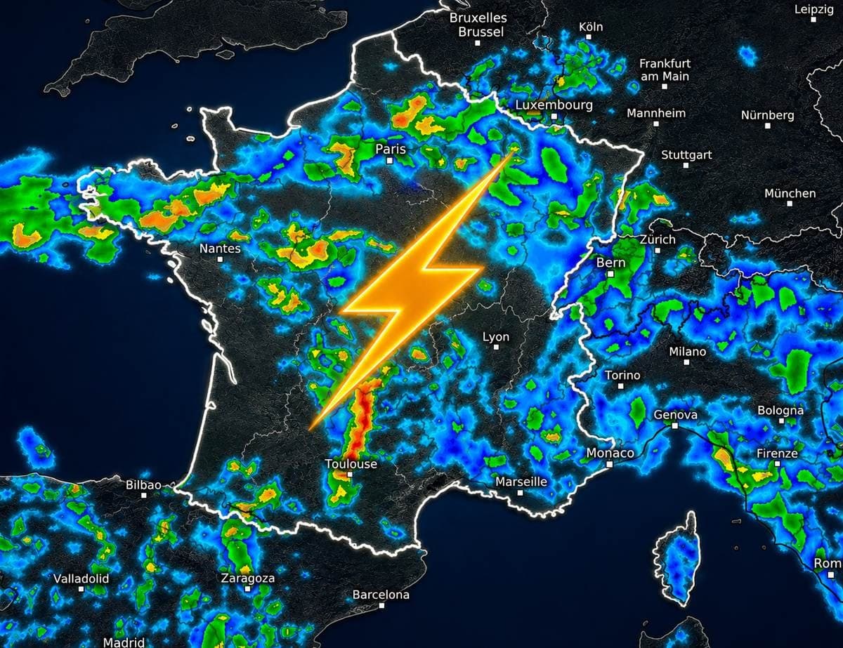 Vigilance orages : de nombreux nouveaux départements concernés dimanche !