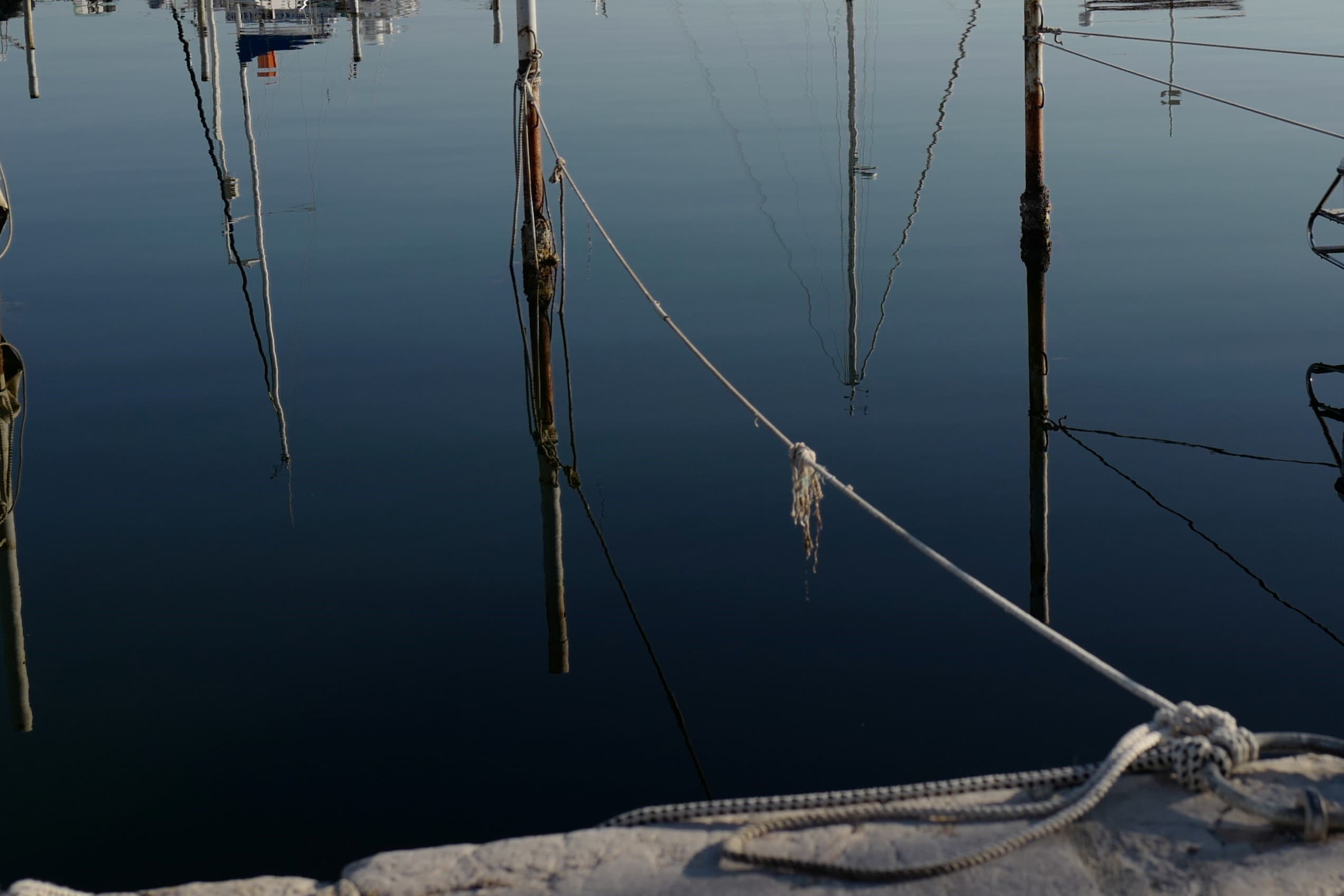 Port en reflet