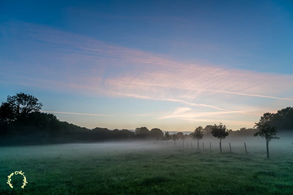 Un peu de brume en fond de vallée