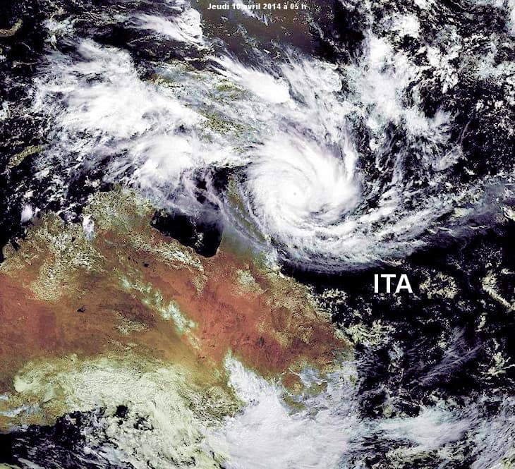 Image d'illustration pour Cyclone Ita (Australie - Quennsland)