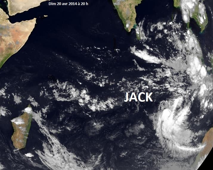 Image d'illustration pour Cyclone Jack (océan indien)