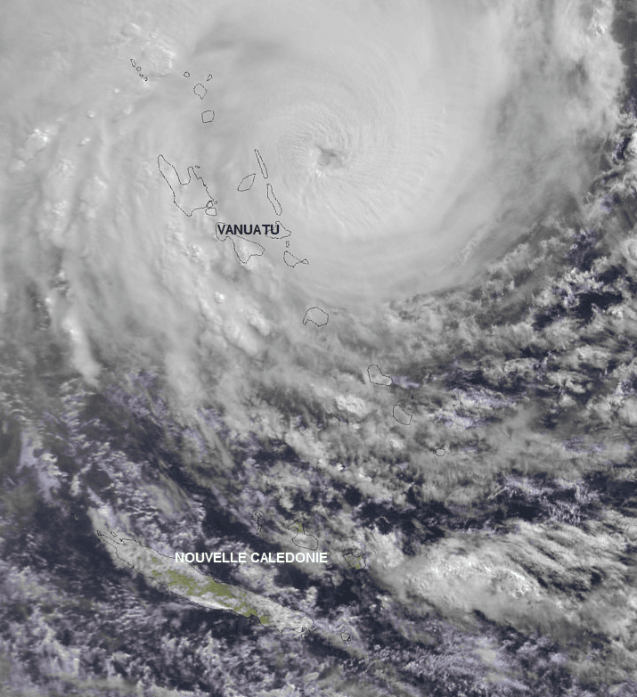 Image d'illustration pour Cyclone Pam : Vanuatu touché de plein fouet - Nouvelle Calédonie épargnée