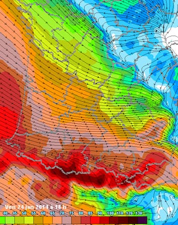 Image d'illustration pour Suivi des intempéries dans le Sud-Ouest et près des Pyrénées