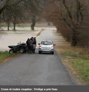 Image d'illustration pour Inondations majeures dans le Sud-Ouest du 24 janvier au 6 février