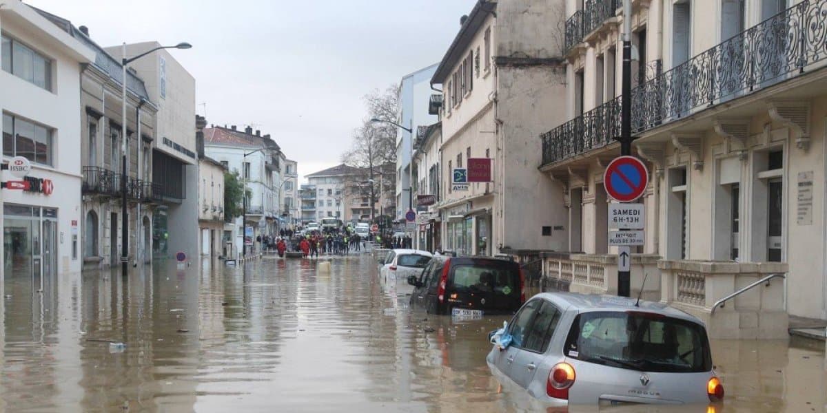 Image d'illustration pour Inondations majeures dans le Sud-Ouest du 24 janvier au 6 février