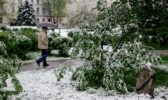 Image d'illustration pour Forte chaleur en Espagne - Neige à Sarajevo