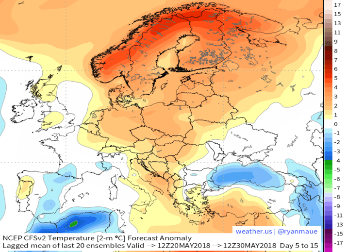 Image d'illustration pour Records de chaleur en Scandinavie