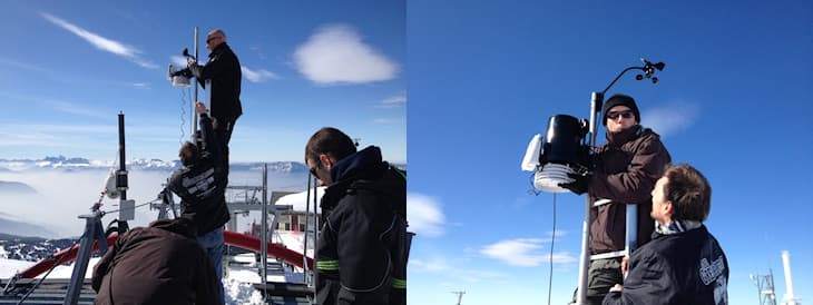 Image d'illustration pour De nouvelles stations météo sur les Alpes en direct sur Internet