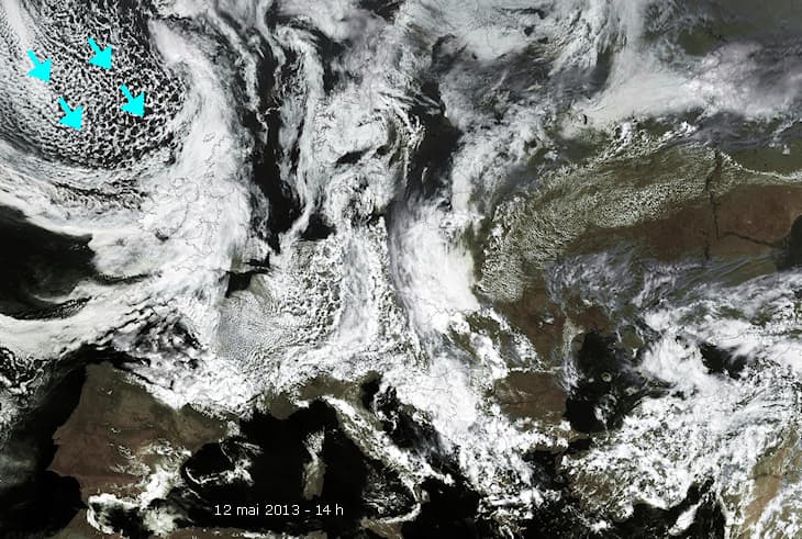 Image d'illustration pour Talweg en Islande : Prémices d'une semaine météo perturbée (sat)