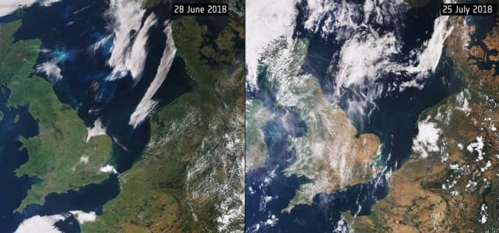 Image d'illustration pour Sécheresse sur le Nord de l'Europe et le Nord de la France