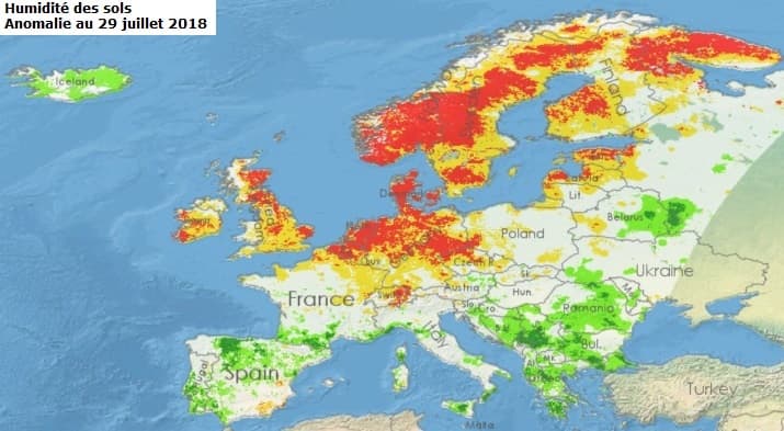 Image d'illustration pour Sécheresse sur le Nord de l'Europe et le Nord de la France