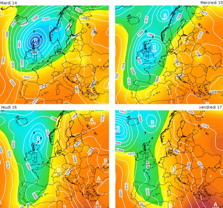 Image d'illustration pour Talweg en Islande : Prémices d'une semaine météo perturbée (sat)