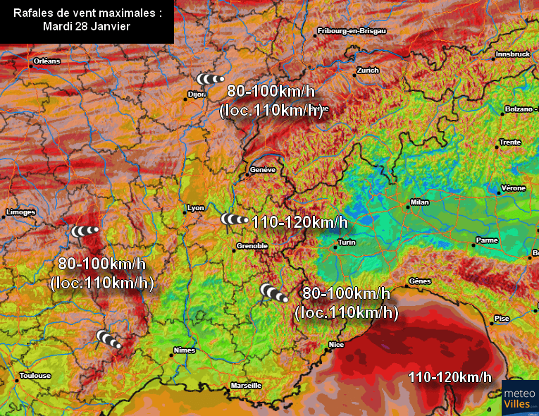Image d'illustration pour Retour d'un temps agité sur le pays ces deux prochains jours