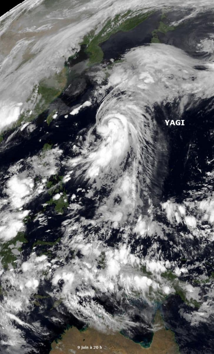 Image d'illustration pour Tempête tropicale Yagi (Mer des Philippines - Japon)