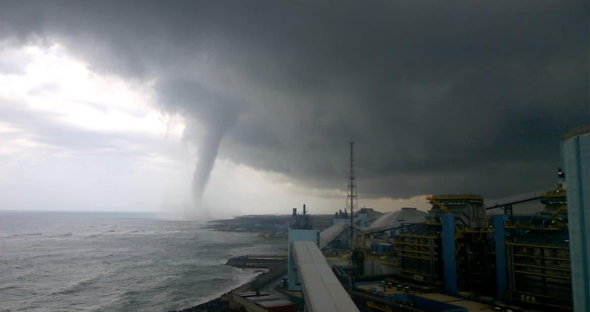 Image d'illustration pour Tornade à Civitavecchia près de Rome (Italie)