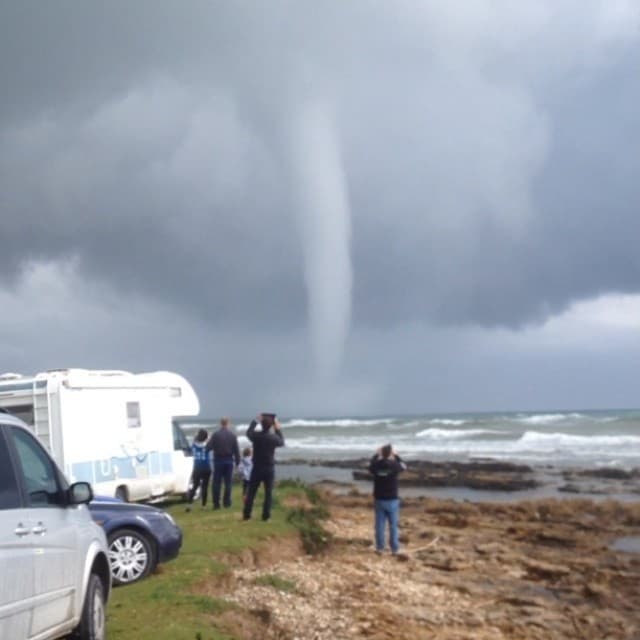 Image d'illustration pour Tornade à Civitavecchia près de Rome (Italie)