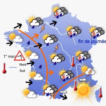 Météo plus calme mais toujours pas estivale au Nord