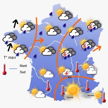 WEEK-END très changeant et plus frais 