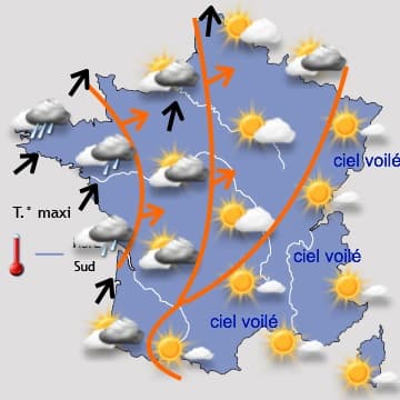 Beaucoup de pluie dans les prochains jours (notamment Sud-est)