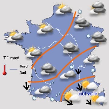 Progressivement plus froid et plus perturbé