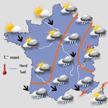 Plutôt sec jusqu'à mercredi ou jeudi 