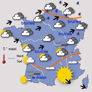 Temps doux et généralement calme jusqu'à jeudi 