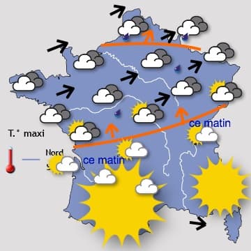 Une semaine à nouveau plus perturbée (notamment au nord)