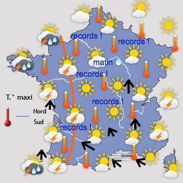 Brutal changement de temps au sud et fin des fortes chaleurs