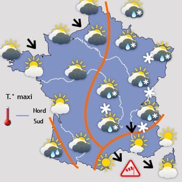 Nouvelles pluies ou neiges lundi, puis calme plat 