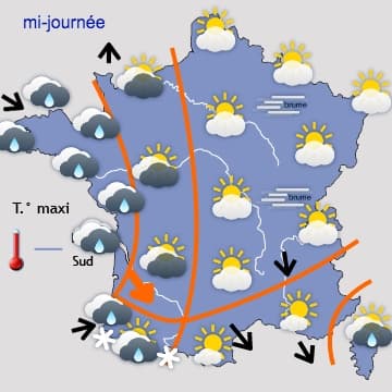 Nouvelle offensive d'un froid sec à partir de mercredi