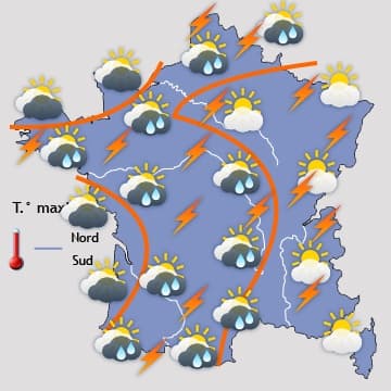Des orages presque quotidiens ! 