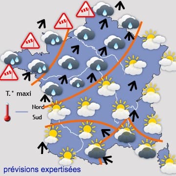 Retour d'un temps plus calme et plus froid à partir de dimanche 